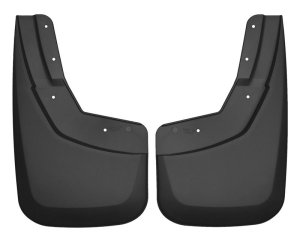 Chevrolet Silverado 1500 Mud Guards - Front - Husky Liners - Custom Molded - Black - 2014